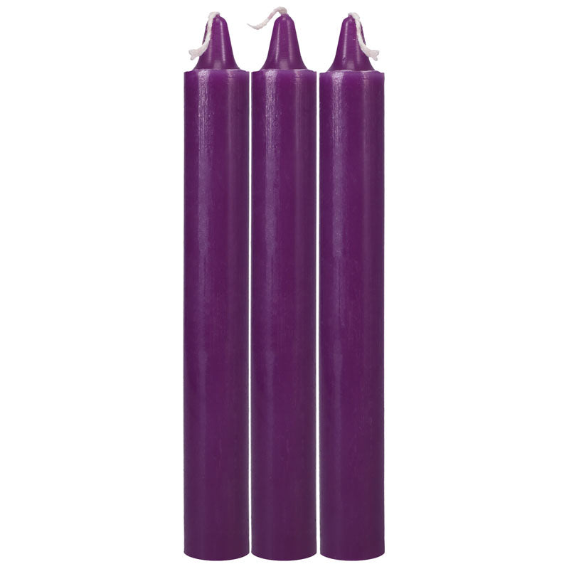Japanese Drip Candles - Purple