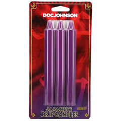 Japanese Drip Candles - Purple