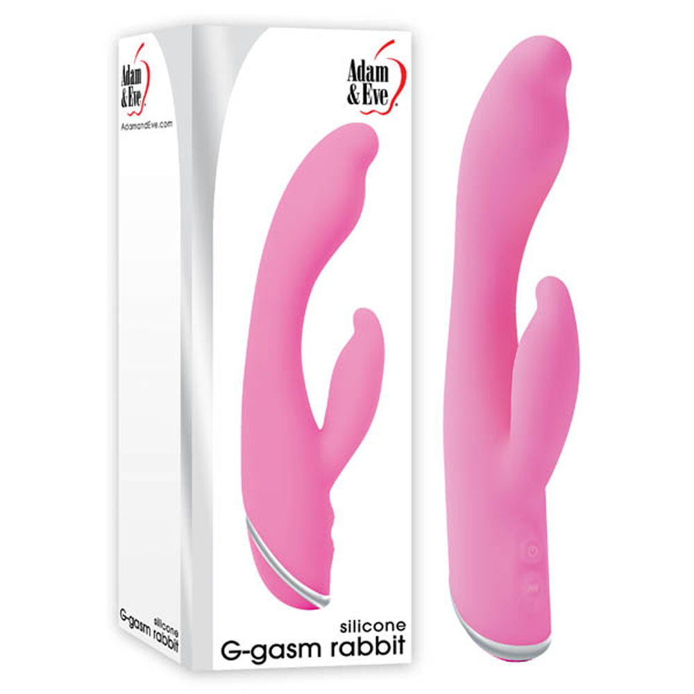 Adam & Eve G-Gasm Rabbit Vibrator - Pink 20.3 cm (8'')