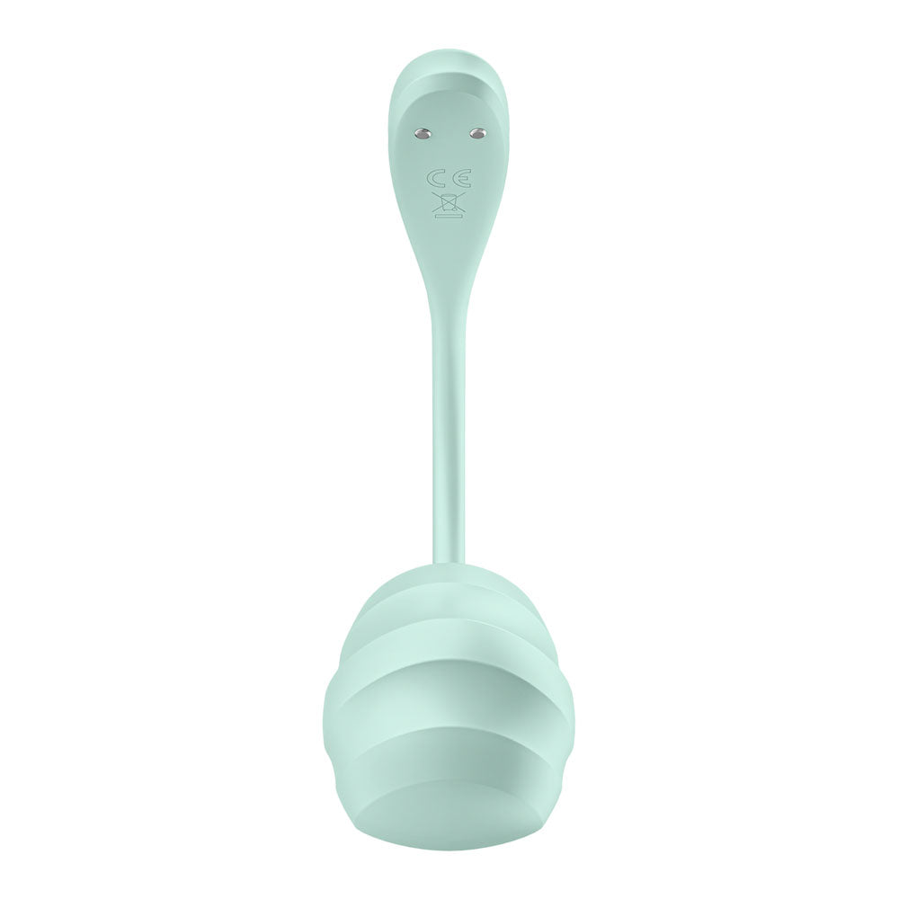 Satisfyer Smooth Petal Wearable Vibrator - Mint