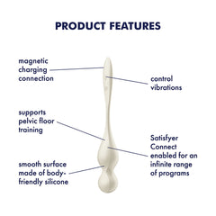 Satisfyer Love Birds 1 Vibrating Kegel Balls- White