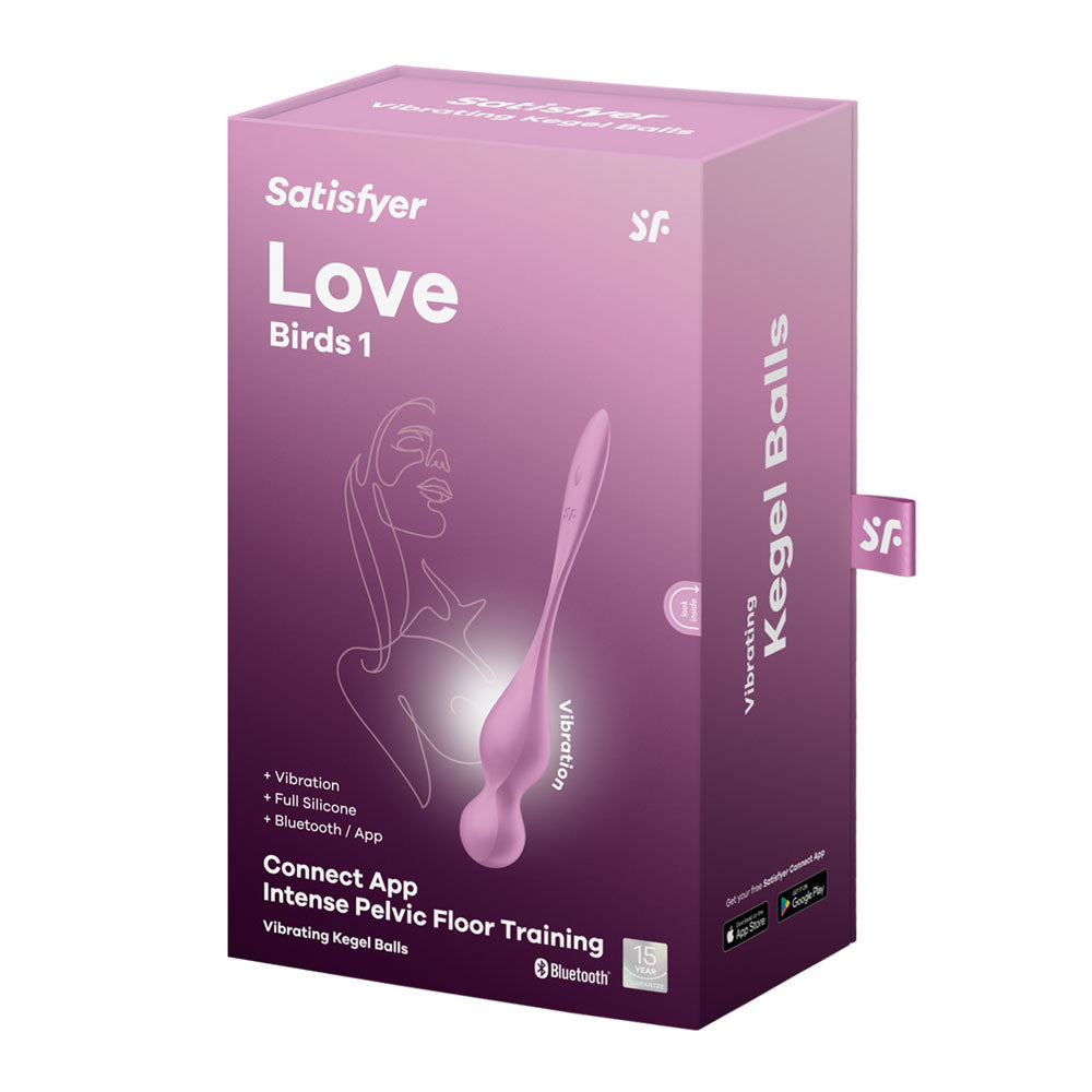 Satisfyer Love Birds 1 Vibrating Kegel Balls- Pink