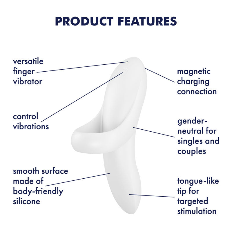 Satisfyer Bold Lover White Vibrator