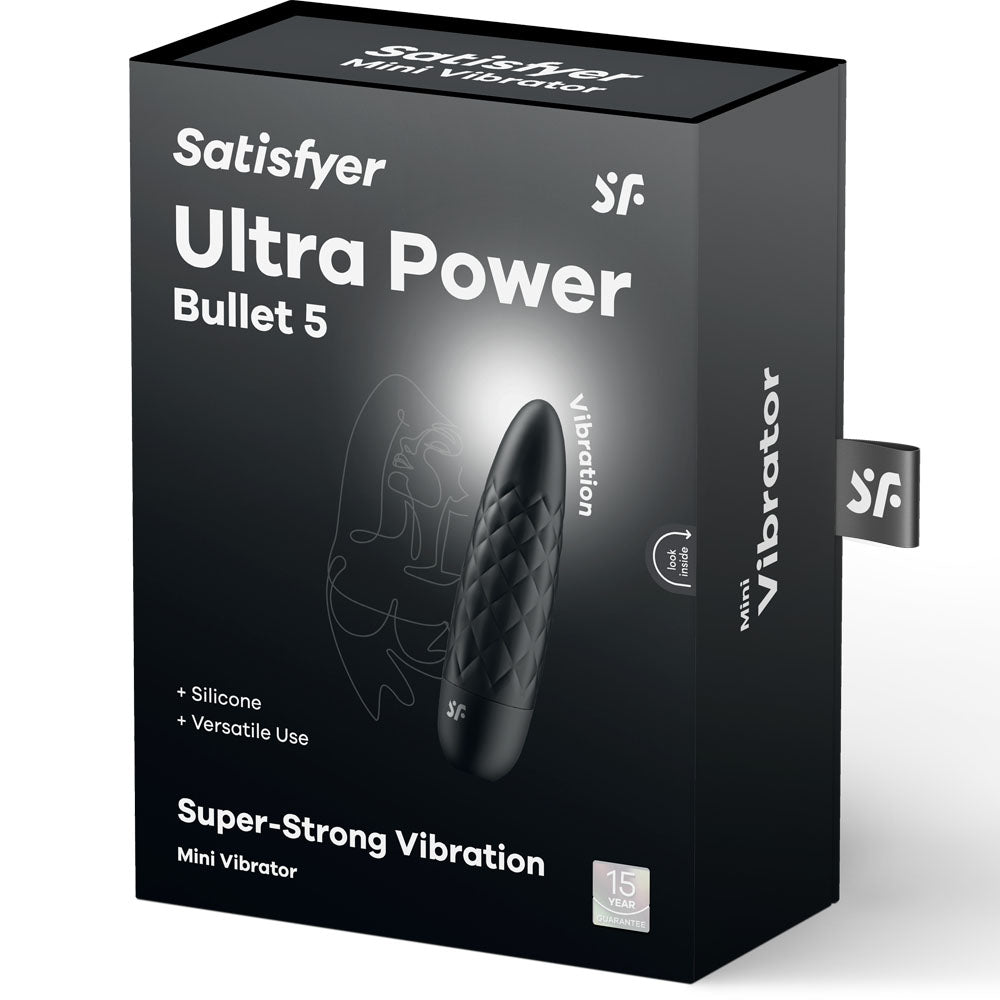 Satisfyer Ultra Power Bullet Vibrator 5 - Black textured
