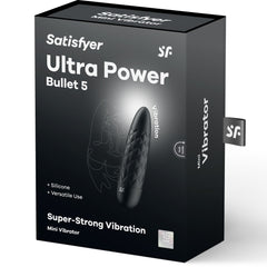 Satisfyer Ultra Power Bullet Vibrator 5 - Black textured