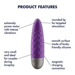 Satisfyer Ultra Power Bullet Vibrator 5 - Purple