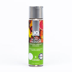 JO H2O Tropical Passion Lube - 120 mL - Tropical Flavoured Water Based Lubricant - 120 ml Bottle