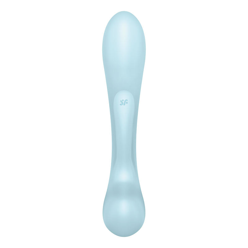 Satisfyer Triple Oh Rabbit + Wand Vibrator - Blue