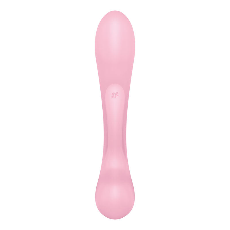 Satisfyer Triple Oh Rabbit + Wand Vibrator - Pink