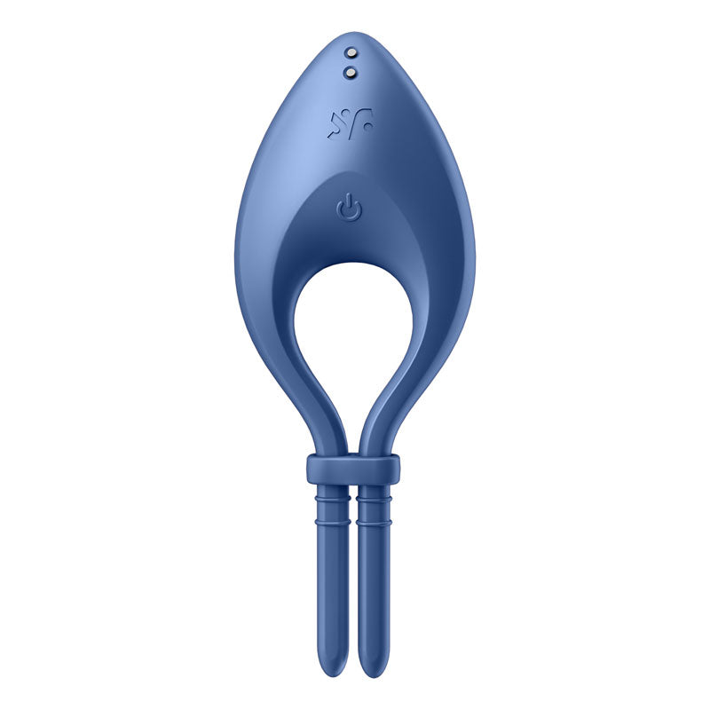 Satisfyer Bullseye - Blue Vibrating Cock Ring