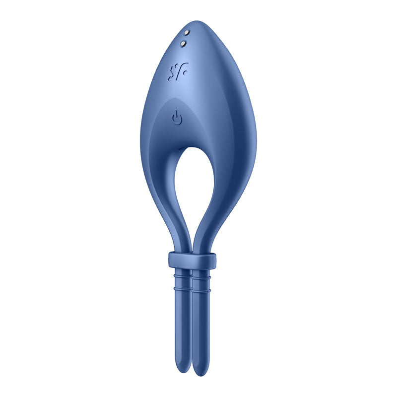 Satisfyer Bullseye - Blue Vibrating Cock Ring