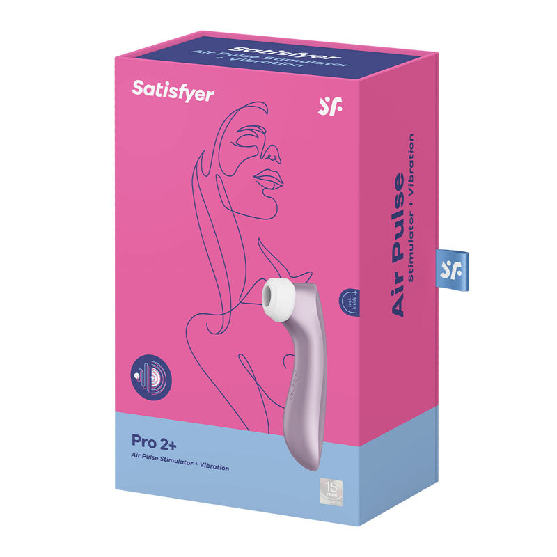 Satisfyer Pro 2+Air-Pulse Vibrator - Pink