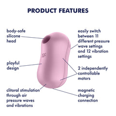 Satisfyer Cotton Candy Air-Pulse Vibrator - Lilac