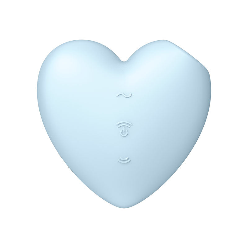 Satisfyer Cutie Heart Air-Pulse Vibrator - Blue