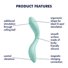 Satisfyer Rrrolling Pleasure G-Spot Vibrator - Mint