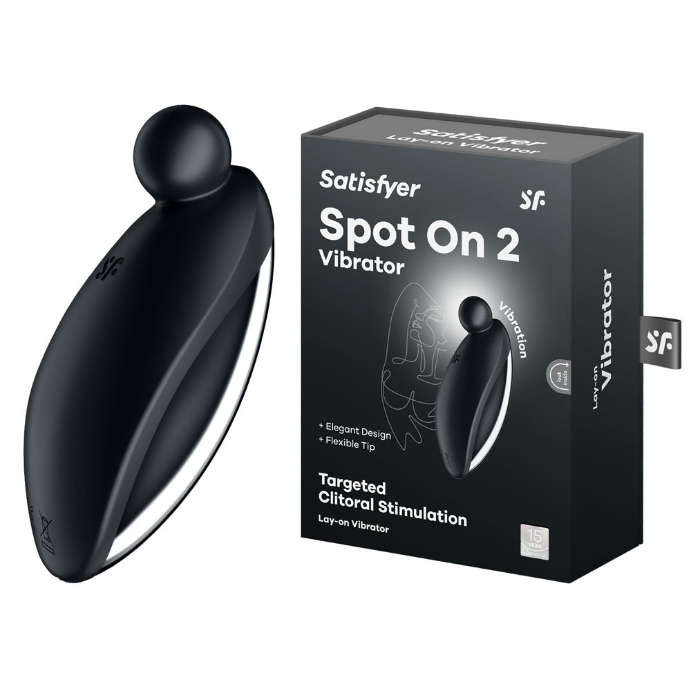 Satisfyer Spot On 2 Clit Stimulator Vibrator - Black