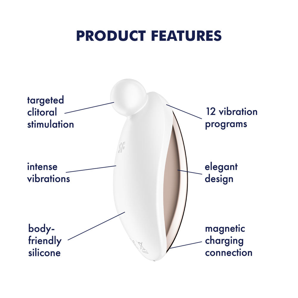 Satisfyer Spot On 2 Clit Stimulator - White
