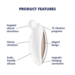 Satisfyer Spot On 2 Clit Stimulator - White