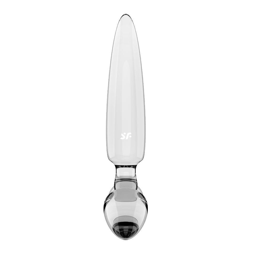 Satisfyer Triple Crystal 1 - Clear - Clear Glass 3-in-1 Butt Plug