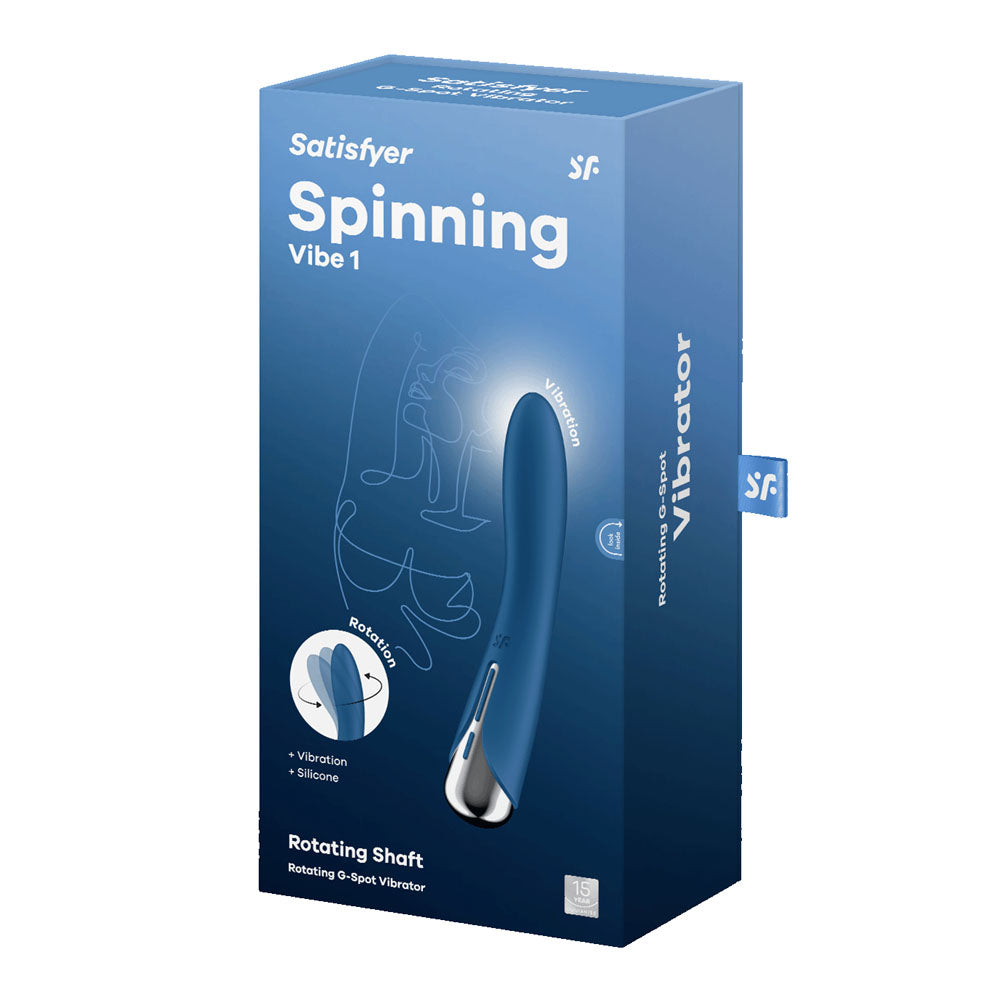 Satisfyer Spinning Vibe 1 Vibrator - Blue