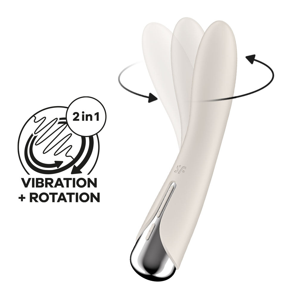 Satisfyer Spinning Vibe 1 Vibrator - Beige