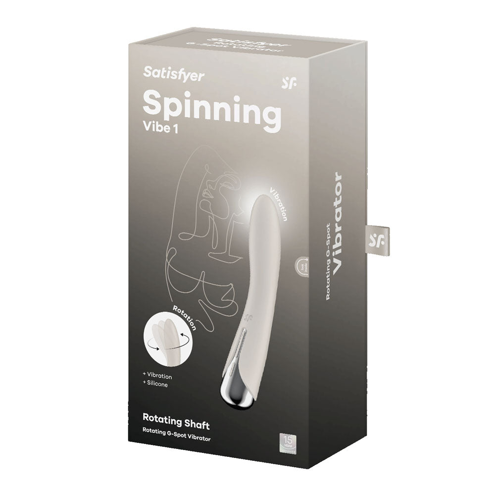 Satisfyer Spinning Vibe 1 Vibrator - Beige
