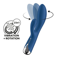 Satisfyer Spinning Rabbit 1 Vibrator - Blue