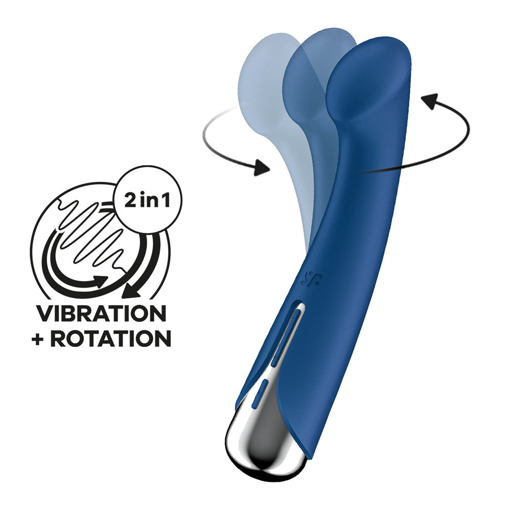 Satisfyer Spinning G-Spot 1 Vibrator - Blue