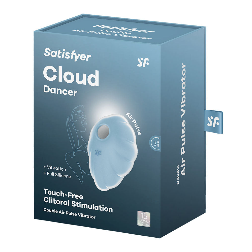 Satisfyer Cloud Dancer Clitoral Stimulator Vibrator - Blue