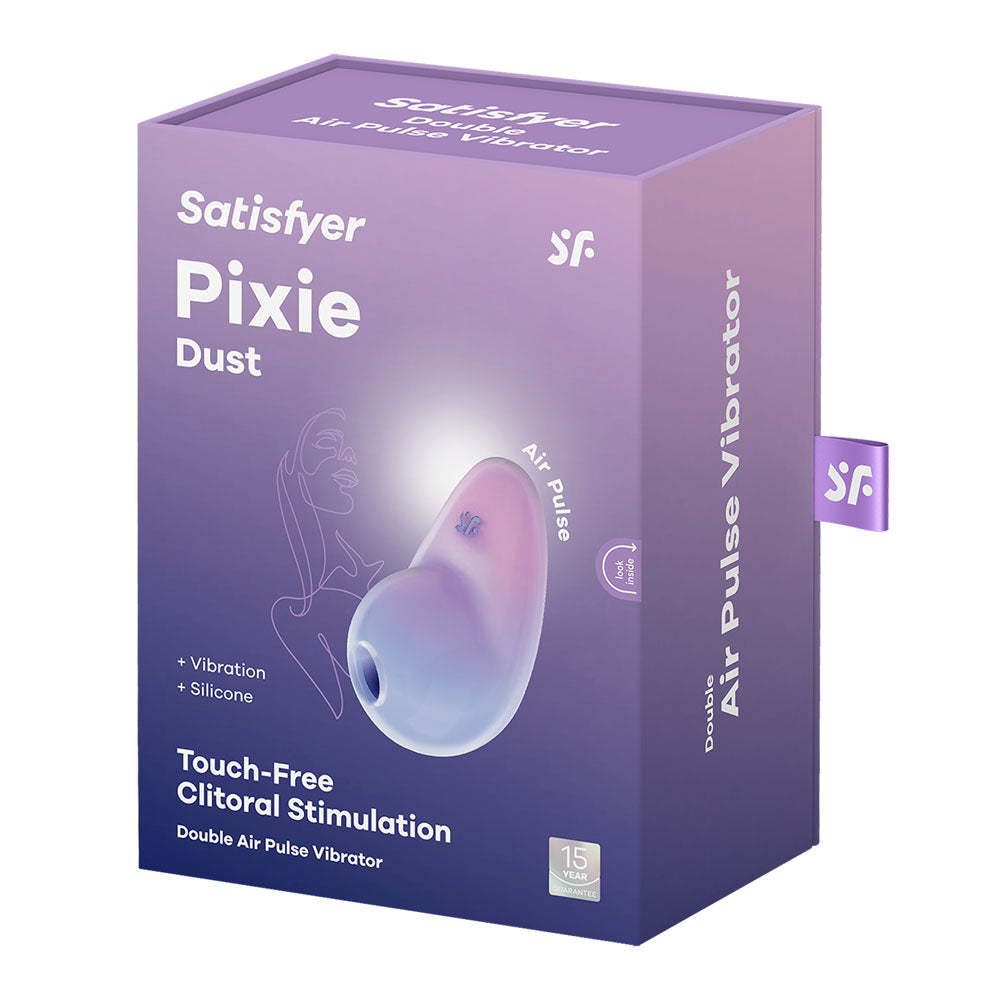 Satisfyer Pixie Dust Clitoris Stimulator - Violet/Pink