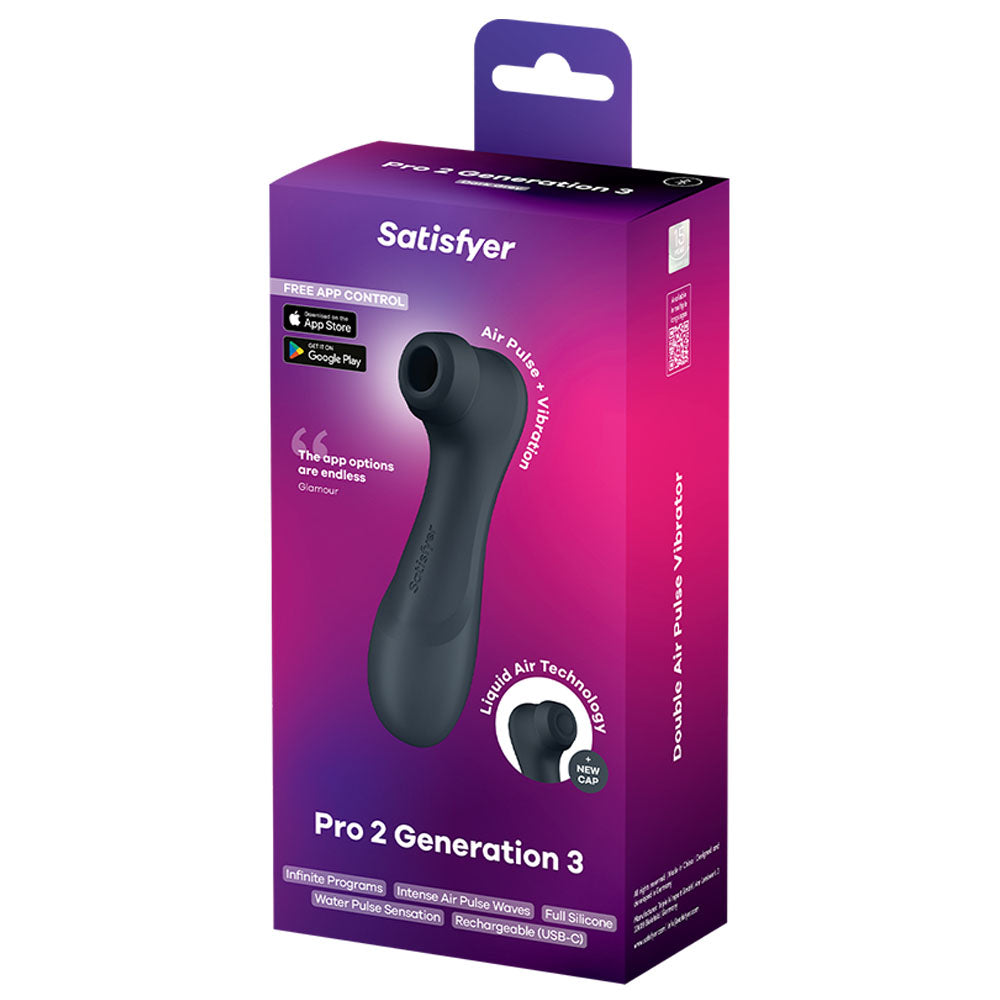 Satisfyer Pro 2 Generation 3 with App Control - Black