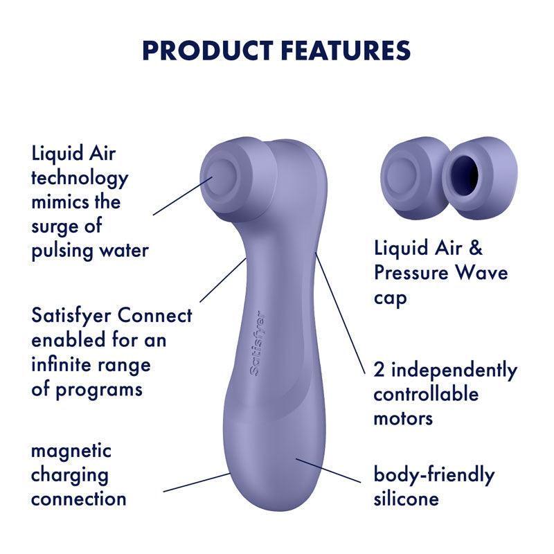 Satisfyer Pro 2 Generation 3 with App Control- Lilac