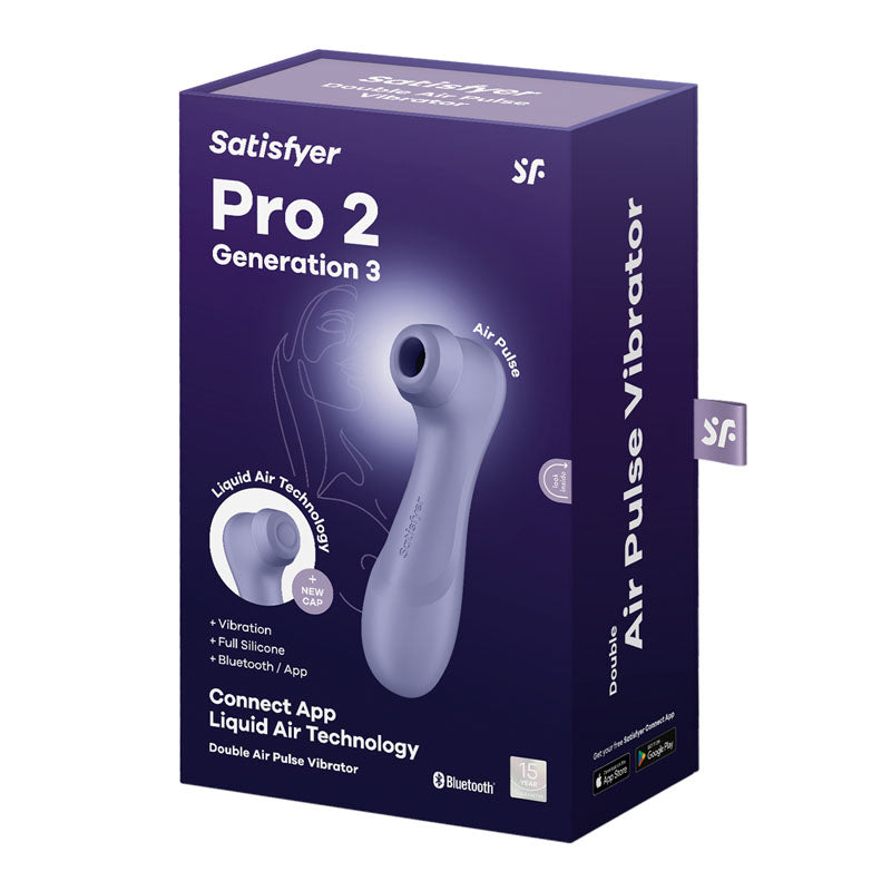 Satisfyer Pro 2 Generation 3 with App Control- Lilac