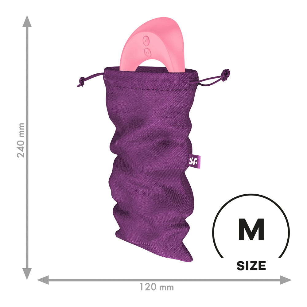Satisfyer Treasure Sex Toy Bag Medium - Violet