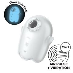 Satisfyer Glowing Ghost - White Air Pulse Vibrator