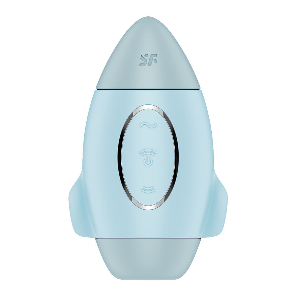 Satisfyer Mission Control Clitoris Stimulator Vibrator - Blue