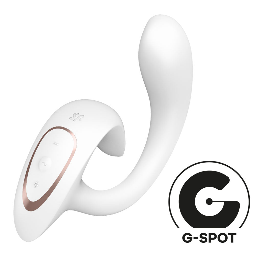Satisfyer G For Goddess 1 Rabbit Vibrator - White
