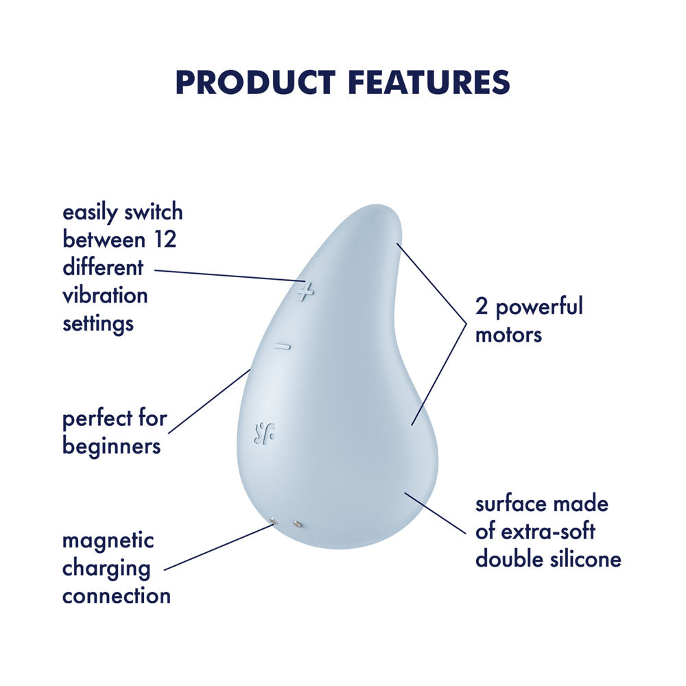 Satisfyer Dew Drop Blue Vibrator