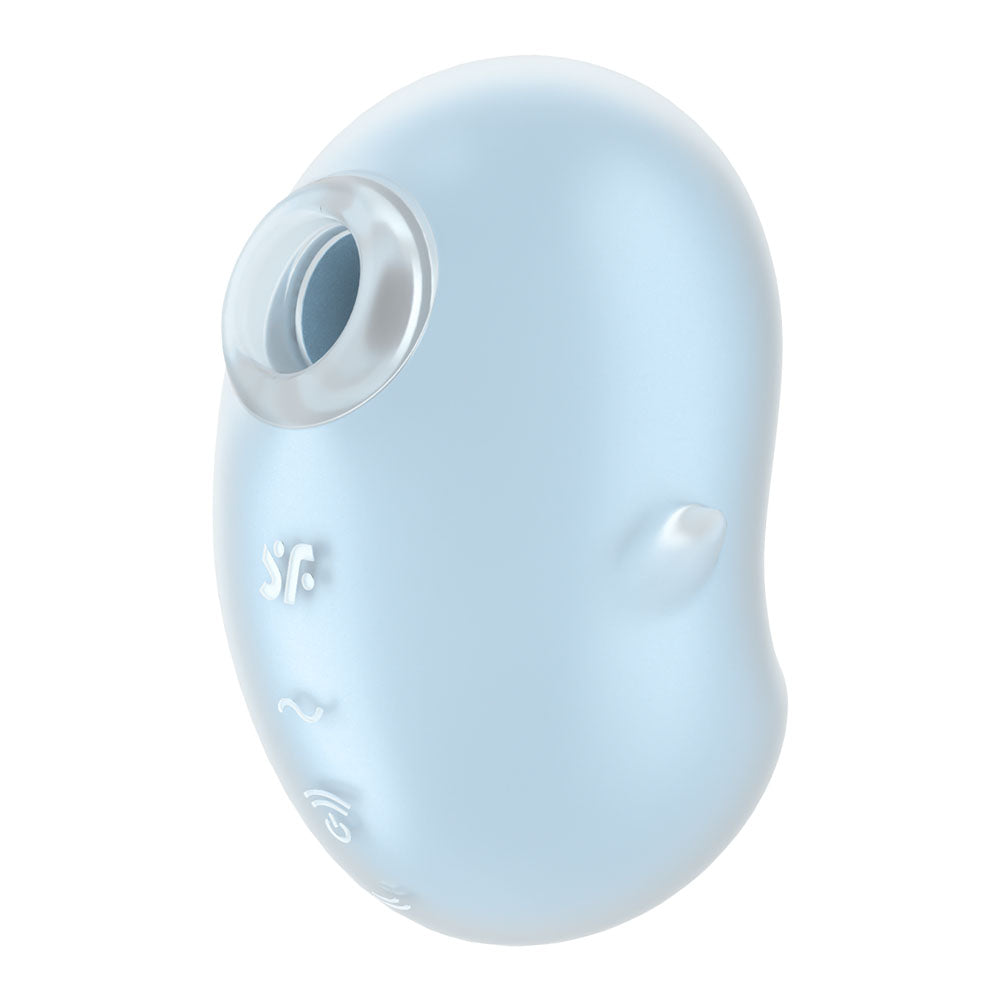 Satisfyer Cutie Ghost Air Pulse Vibrator - Blue