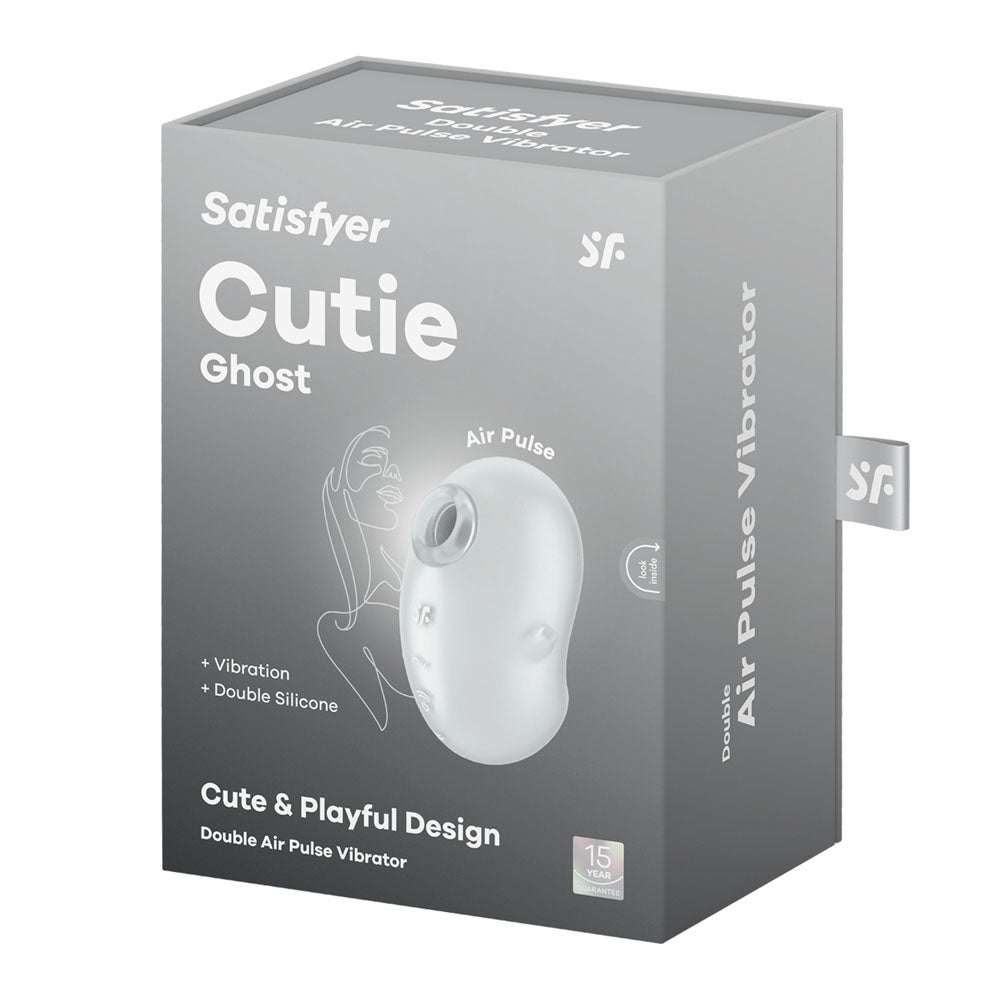 Satisfyer Cutie Ghost Air Pulse Vibrator - White