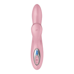Satisfyer Pro + G-Spot - Pink - Rose Pink 22 cm USB-C Rechargeable Rabbit Vibrator with Touch-Free Clitoral Stimulator