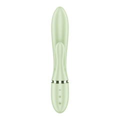 Satisfyer Pearl Bunny 2 - Light Green - Light Green 21.5 cm USB-C Rechargeable Rabbit Vibrator