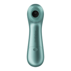 Satisfyer Pro 2+ Battery Series - Mint Green Air Pulse Clitoral Stimulator with Vibration