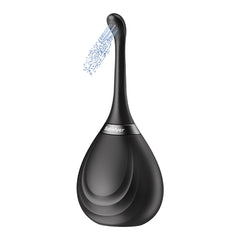 Satisfyer Clean & Play 2-in-1 - Black Unisex Douche with 2 Nozzles