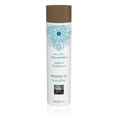 SHIATSU Massage Oil - Masculine - Amber & Eucalyptus Scented - 100 ml