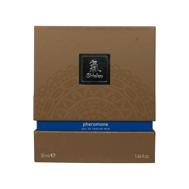 Shiatsu Pheromone Fragrance for Men 50ml Dark Blue