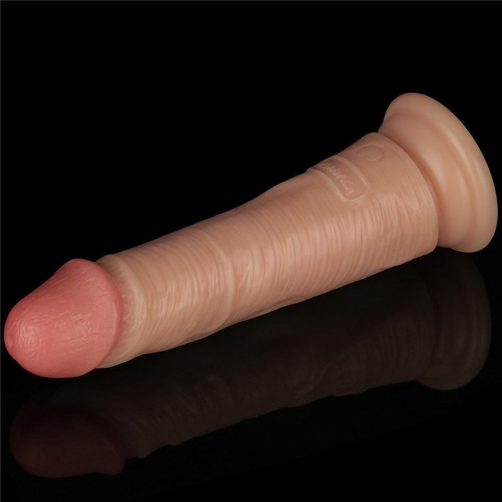 7 Inch Power Basics Vibrating Dong - Flesh 18 cm USB Rechargeable - DONGS - Mr and Mrs D's