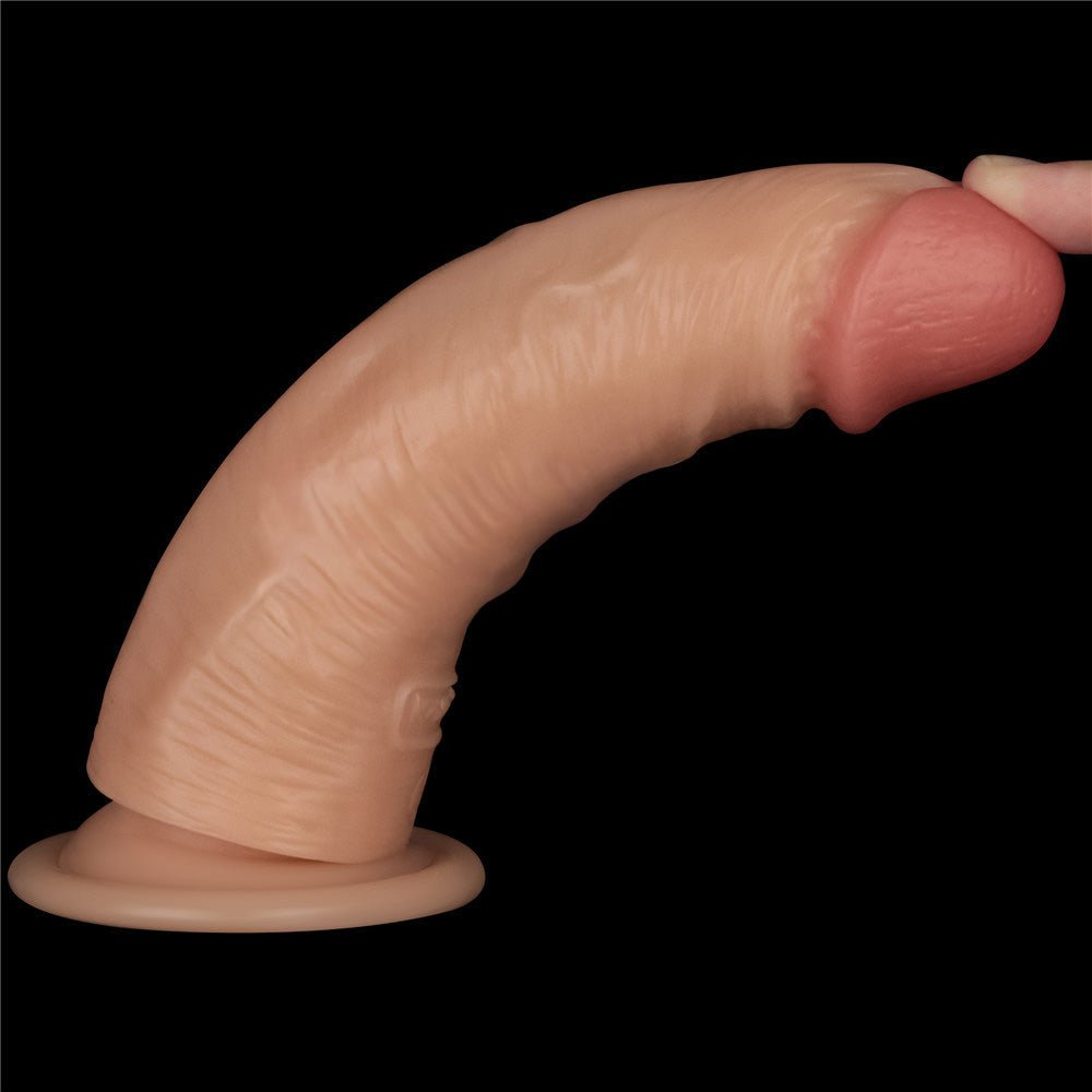 7 Inch Power Basics Vibrating Dong - Flesh 18 cm USB Rechargeable - DONGS - Mr and Mrs D's