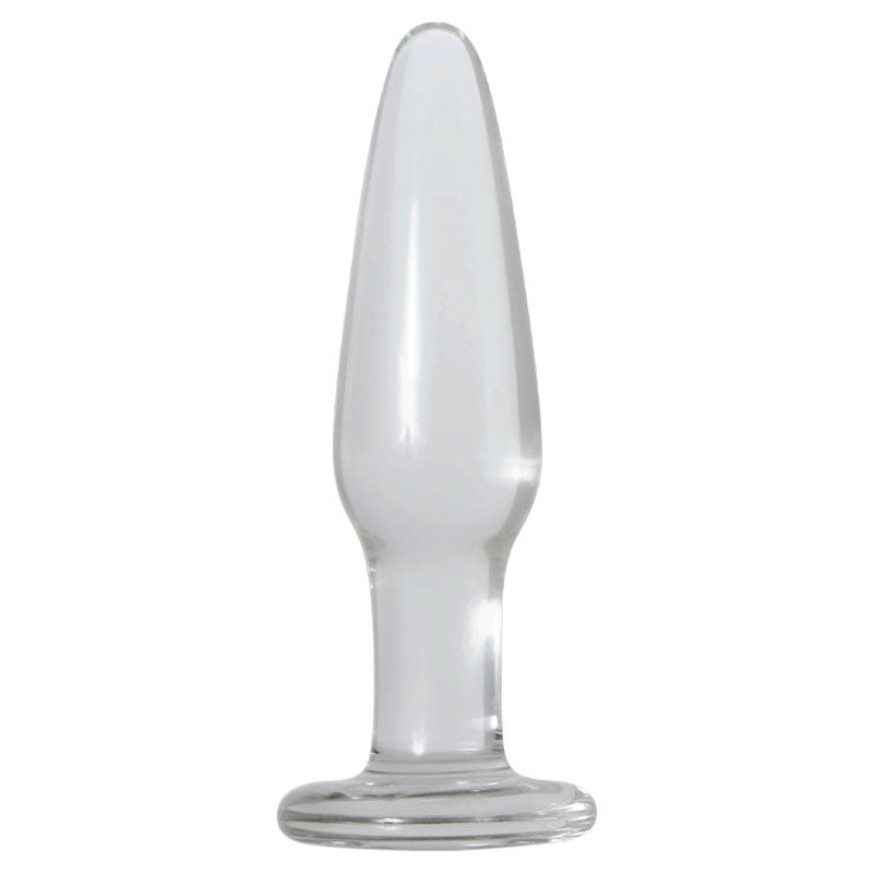 Adam & Eve Glass Anal Training Butt Plug Trio