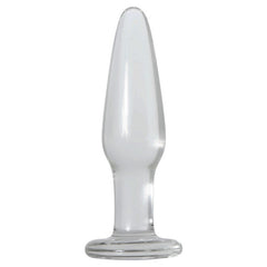 Adam & Eve Glass Anal Training Butt Plug Trio